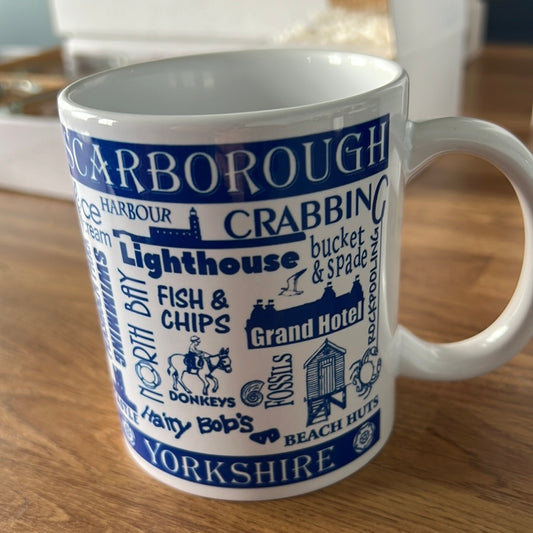 Scarborough Calligraphy Mug