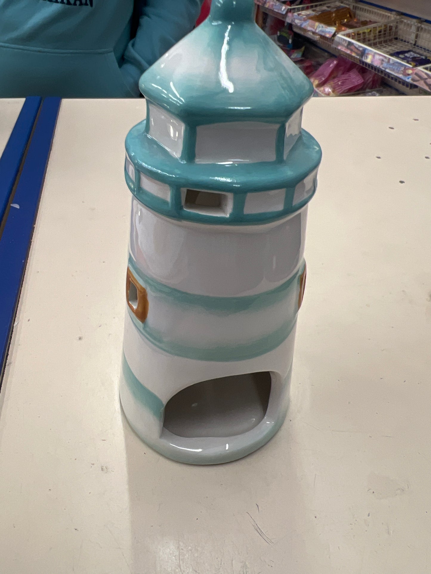 Ceramic Tea-light Lighthouse