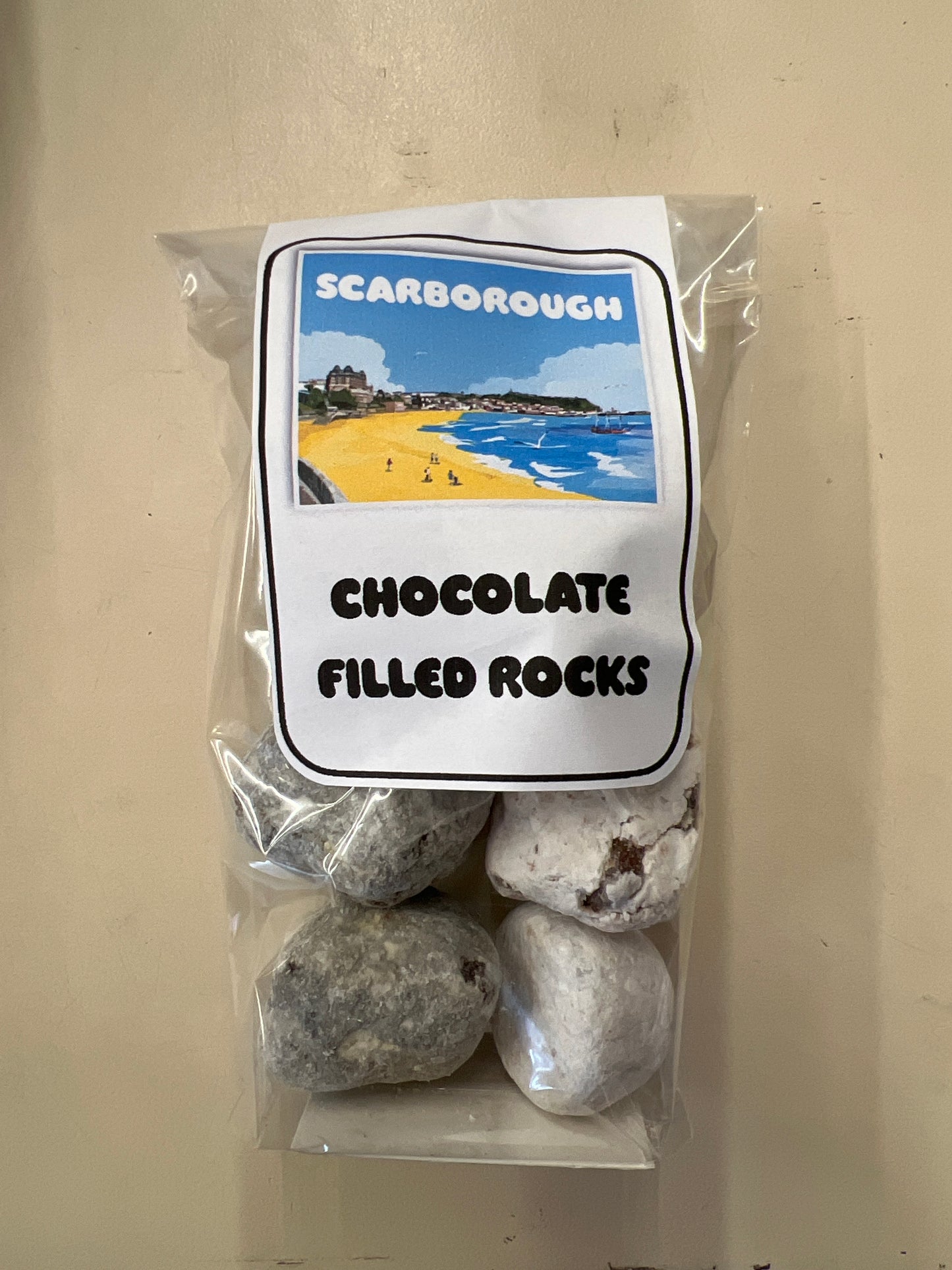 Chocolate filled rocks