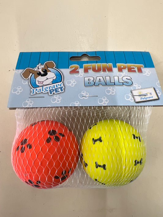 Dog Balls 2 Pack