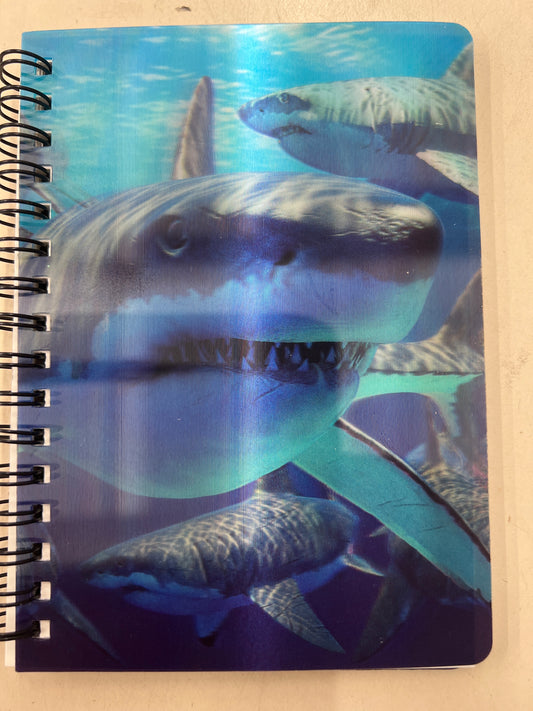 3D Jotter - Great White Sharks