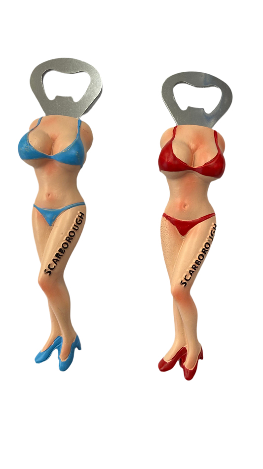 Bikini Bottle Opener Magnet