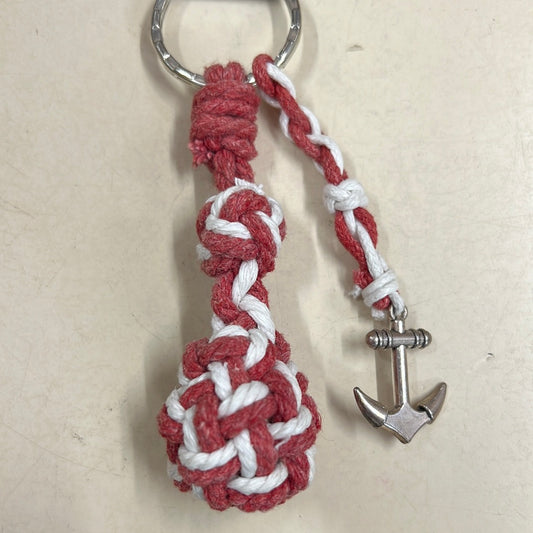 Sailors Knot ball keyring