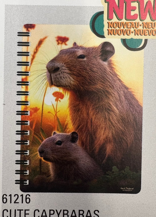 3D Jotter - Cute Capybaras