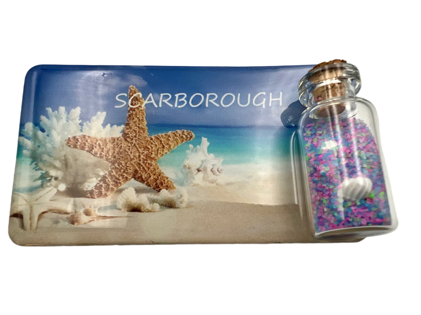 Sand Bottle Magnet - Scarborough