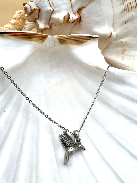 Hummingbird necklace