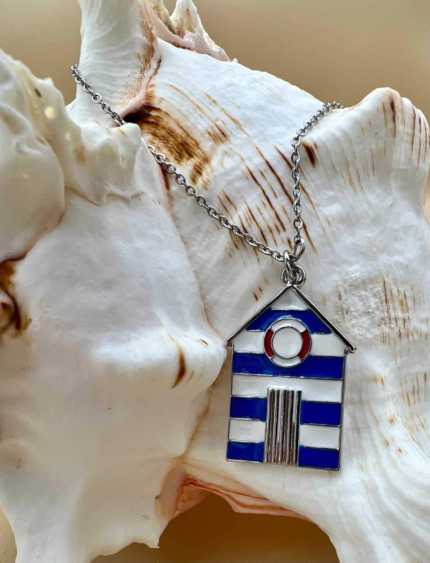 Beach Hut Necklace