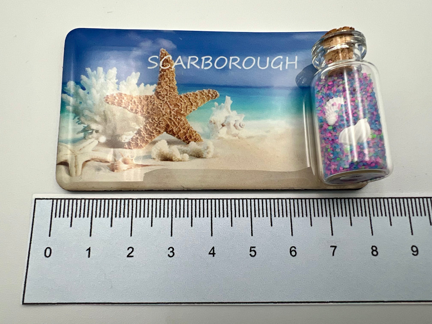 Sand Bottle Magnet - Scarborough