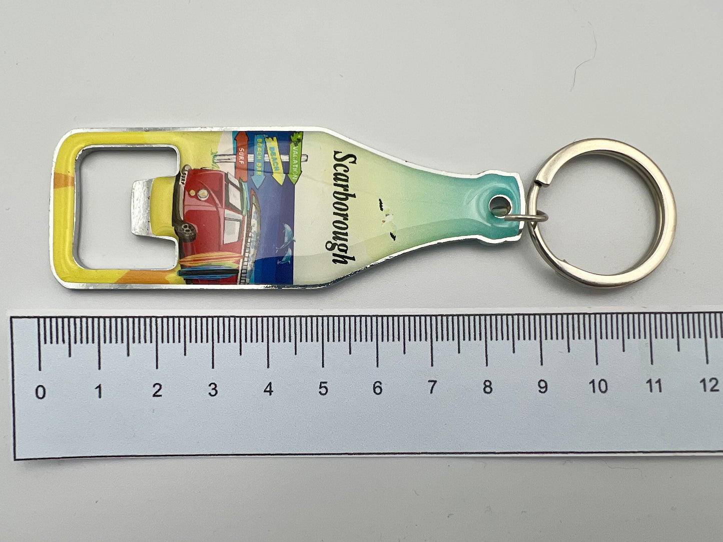 Bottle Opener Keyring - Scarborough Camper