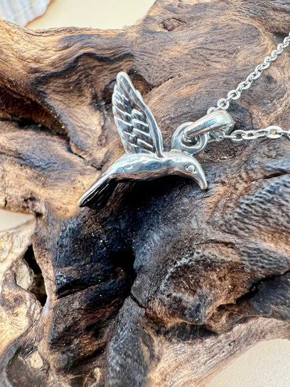 Hummingbird necklace