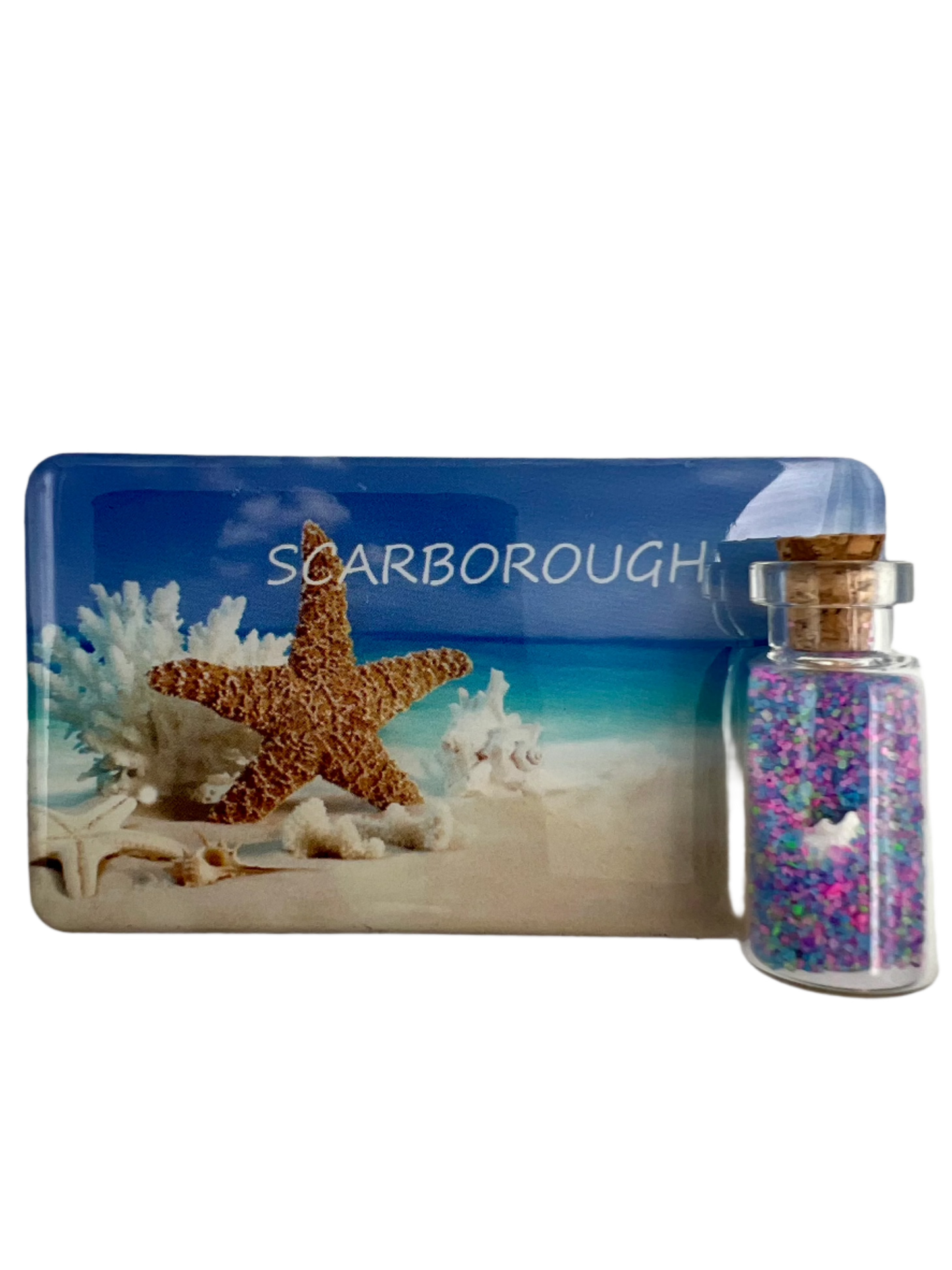 Sand Bottle Magnet - Scarborough