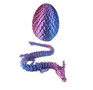 3D Printed Egg with Dragon