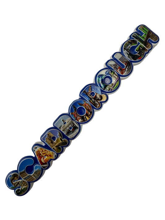 Scarb’ letters magnet