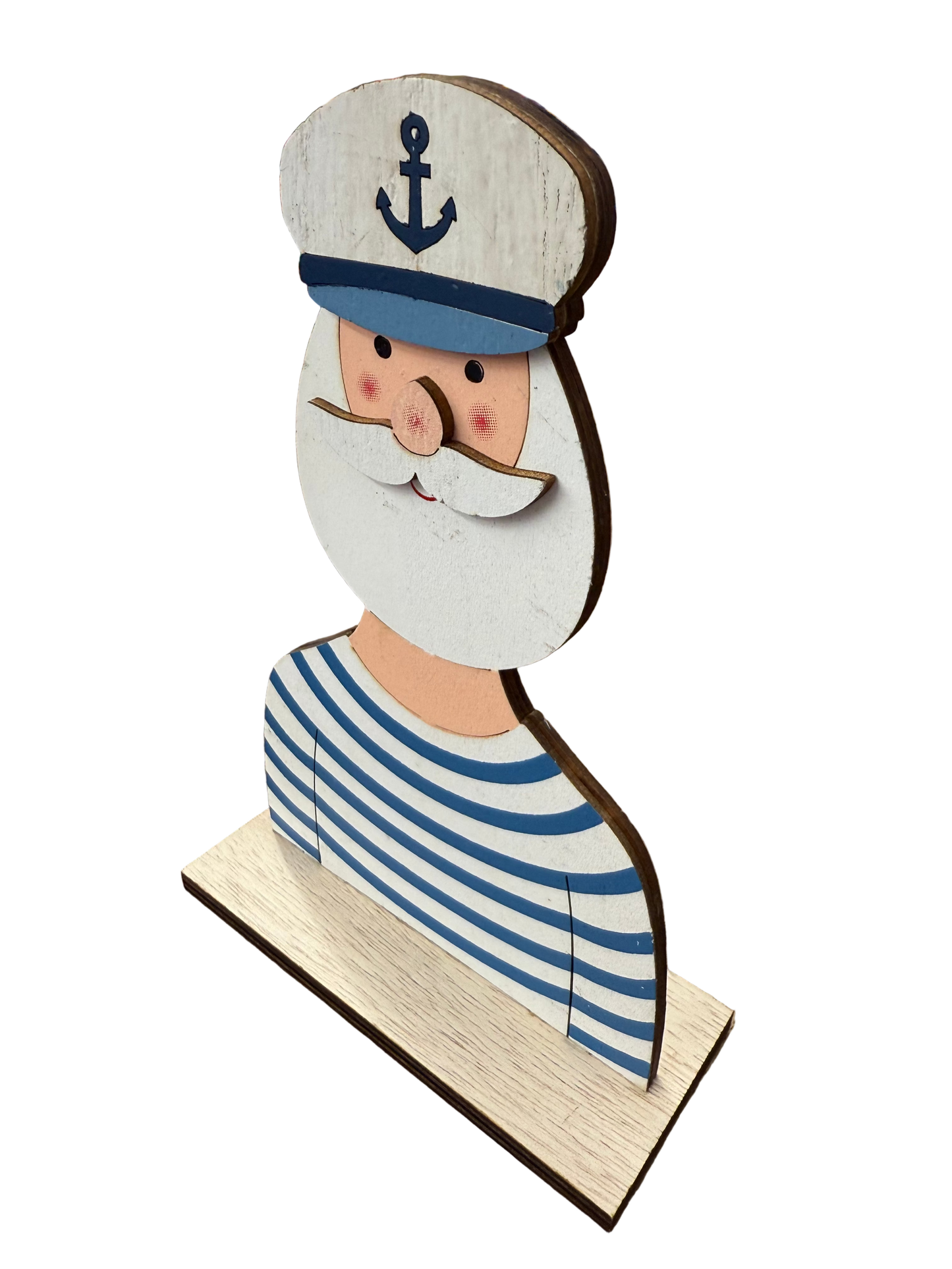 Wooden Fisherman Ornament - 18cm
