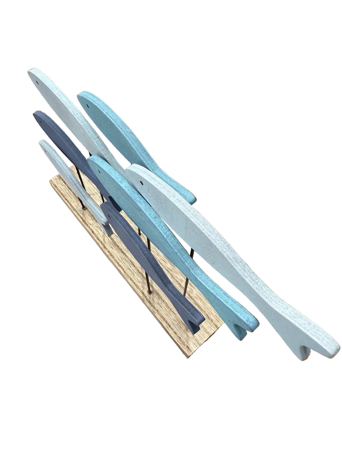 Wooden Shoal of Fish