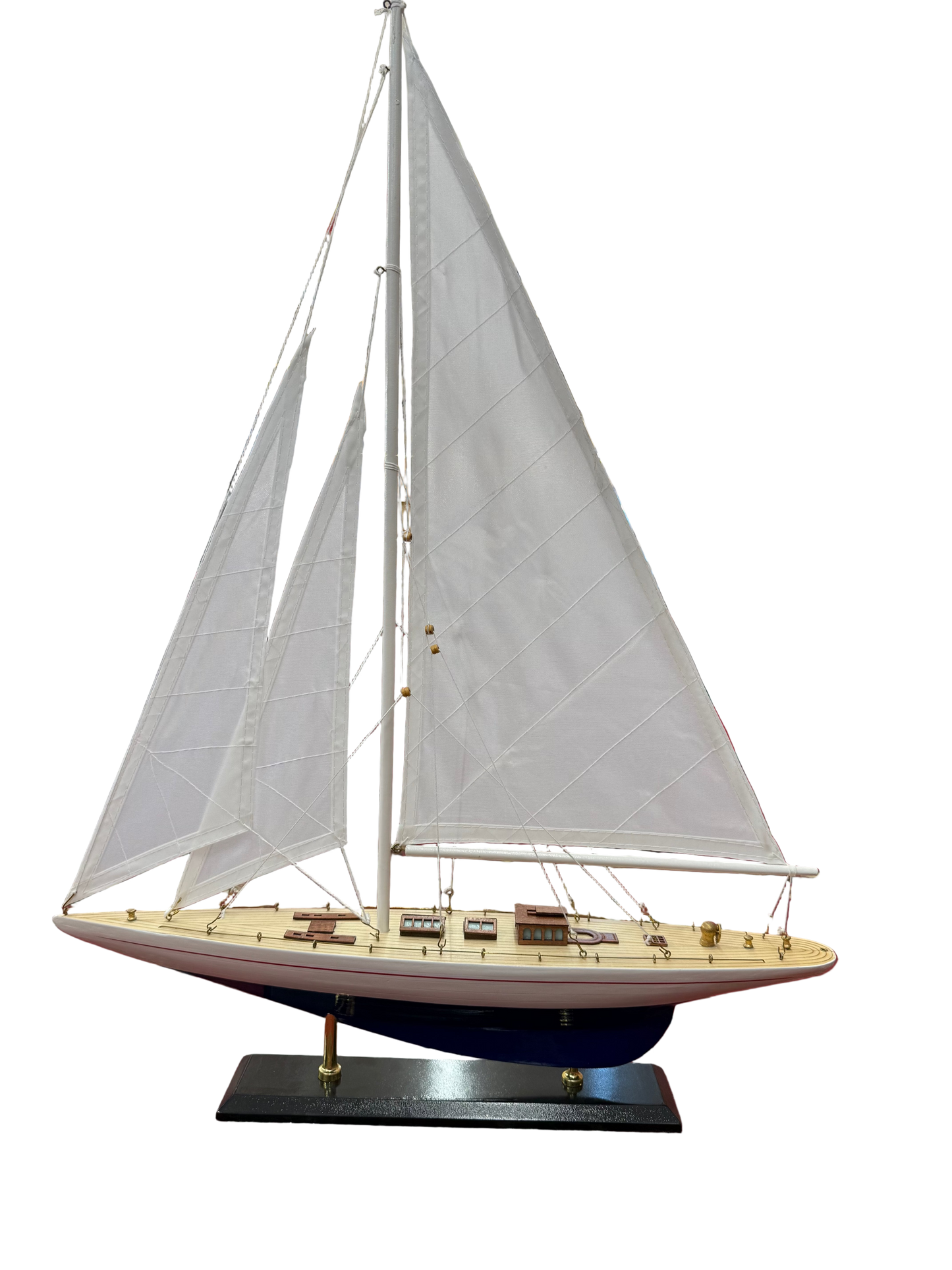 Showpiece Yacht with Fabric Sails