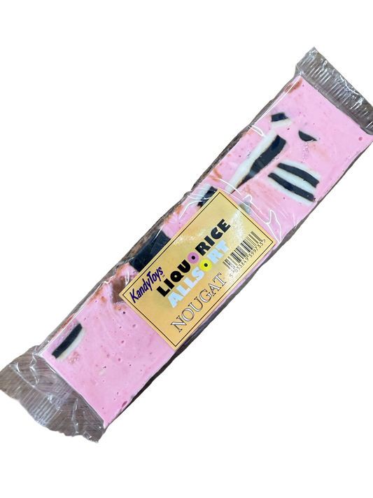Liquorice Allsort Flavour Nougat Bar 120g
