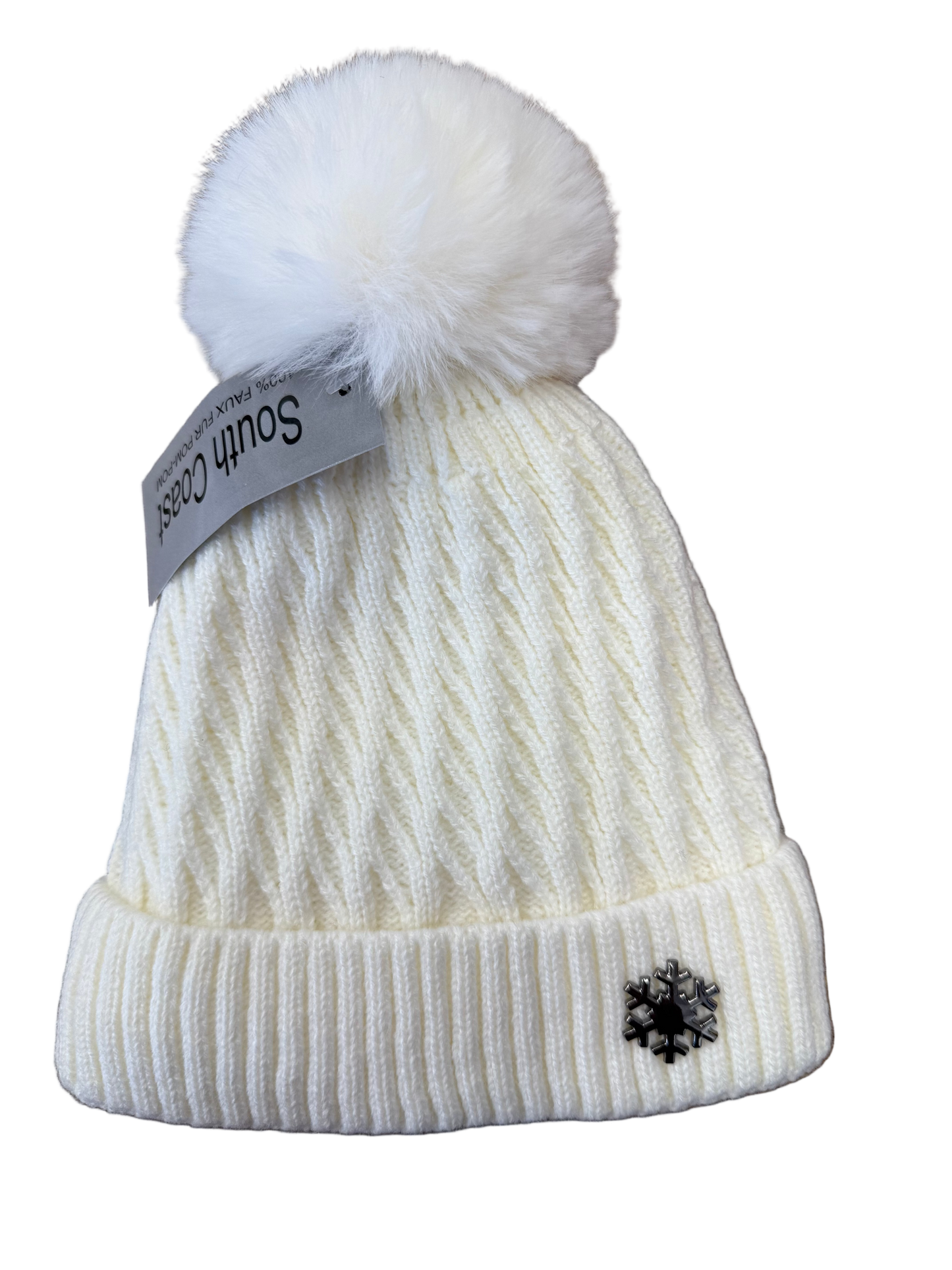 Kid's Bobble Hat with Snowflake