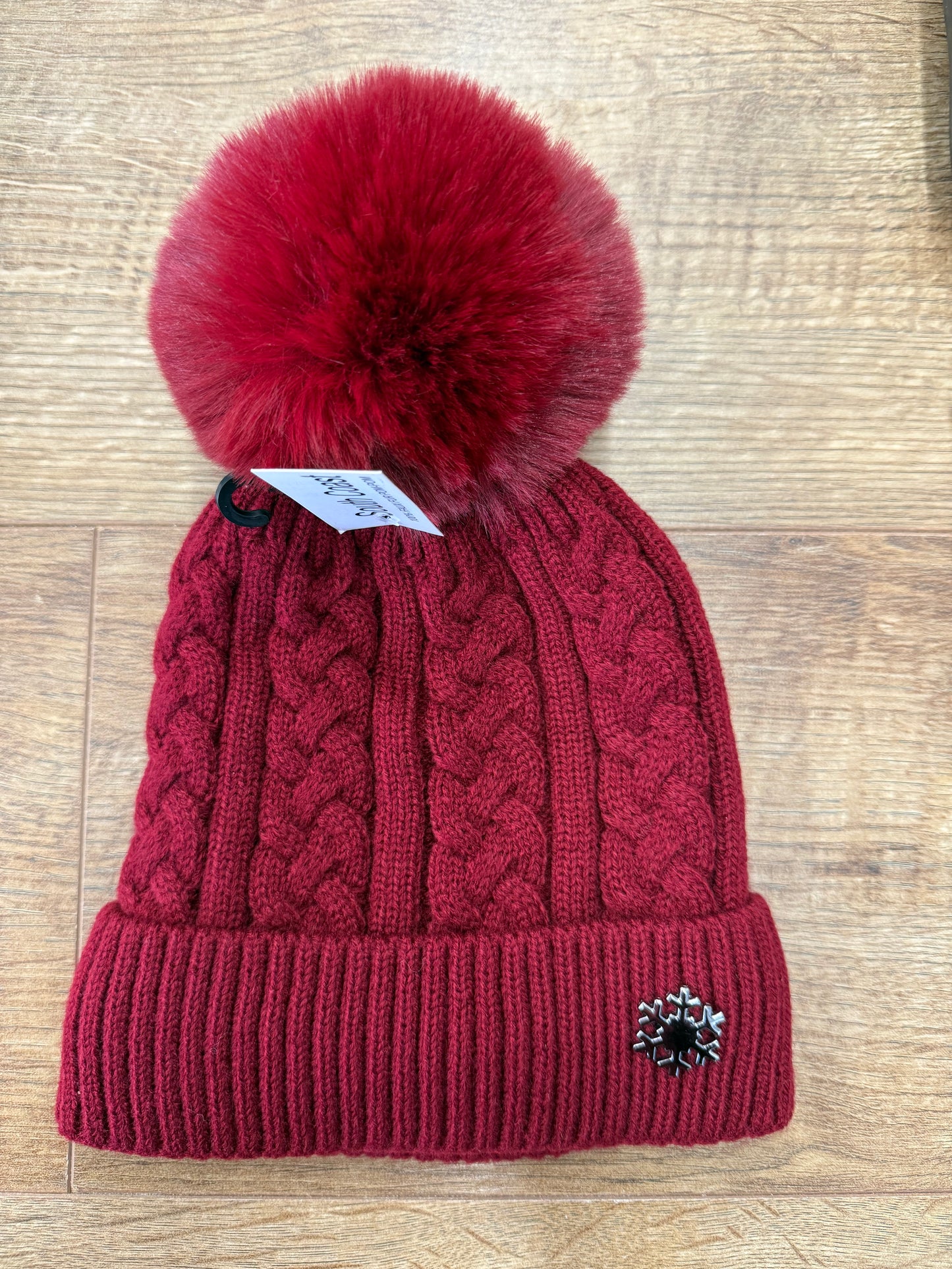 Kid's Bobble Hat with Snowflake