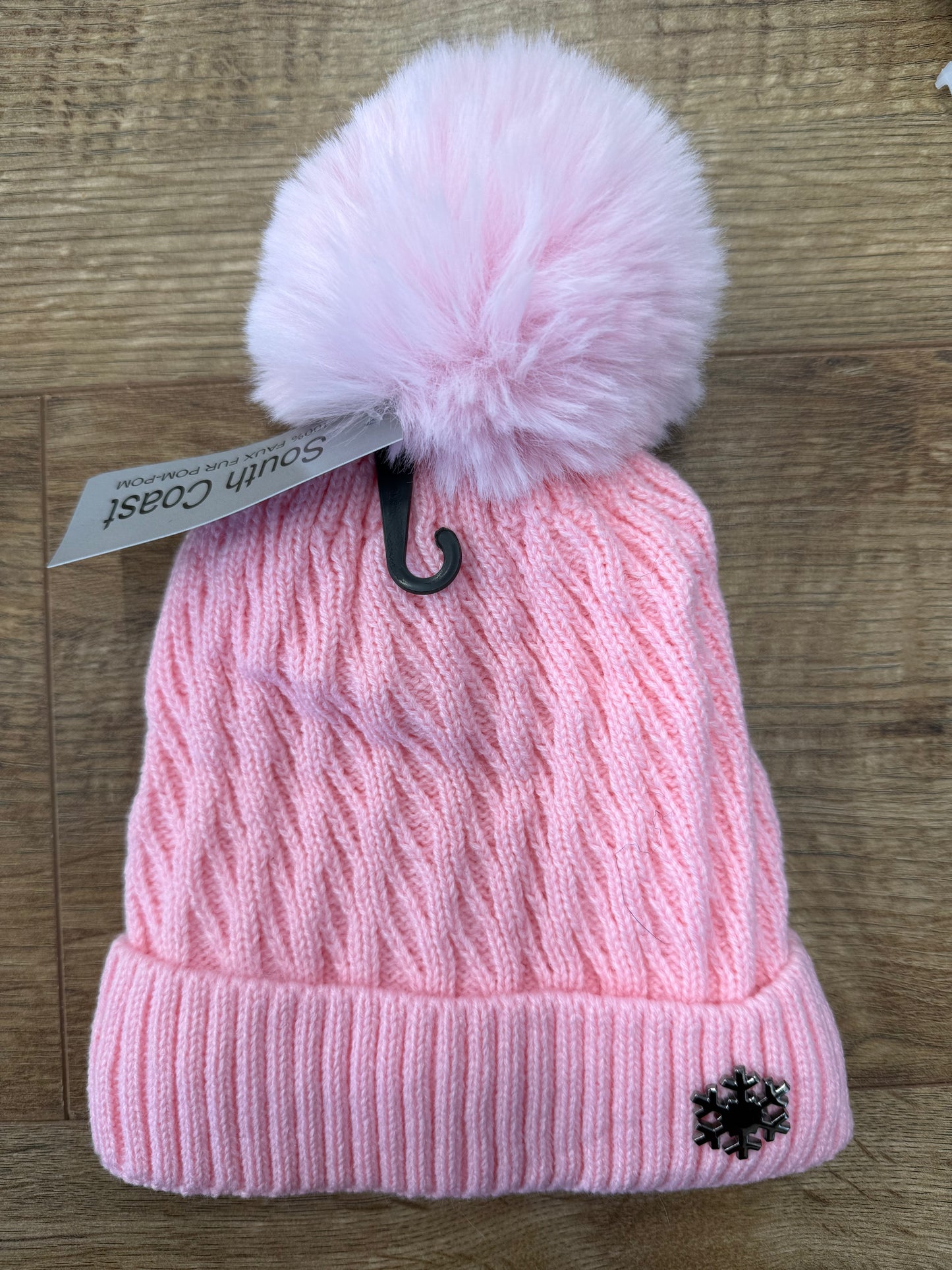 Kid's Bobble Hat with Snowflake