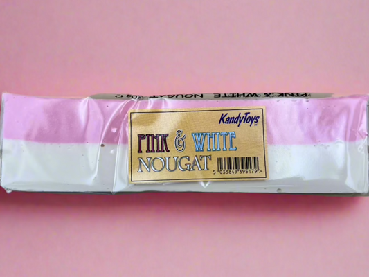 Pink & White Nougat Bar 120g