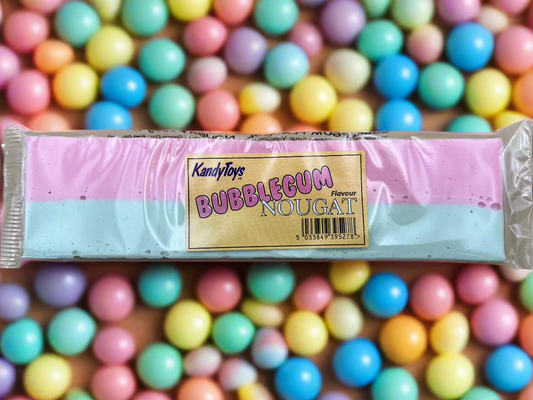 Bubblegum Flavour Nougat Bar 120g