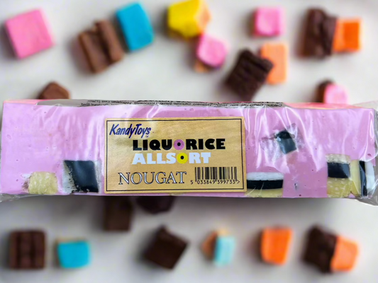 Liquorice Allsort Flavour Nougat Bar 120g