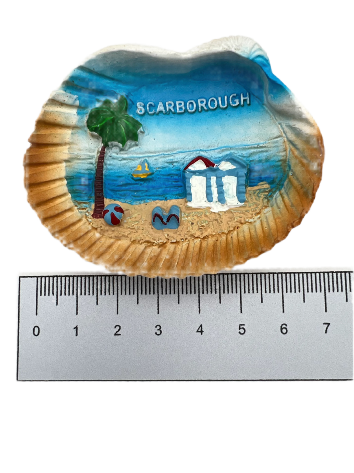 Scarborough Shell, Beach Hut Magnet