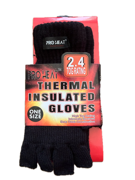 Black Fingerless Gloves