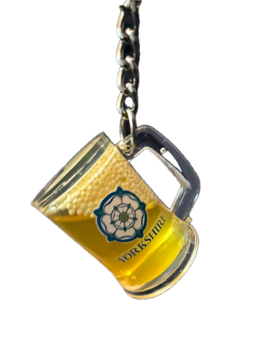Mini Tankard Keyring - Yorkshire