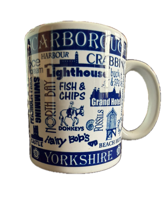Scarborough Calligraphy Mug
