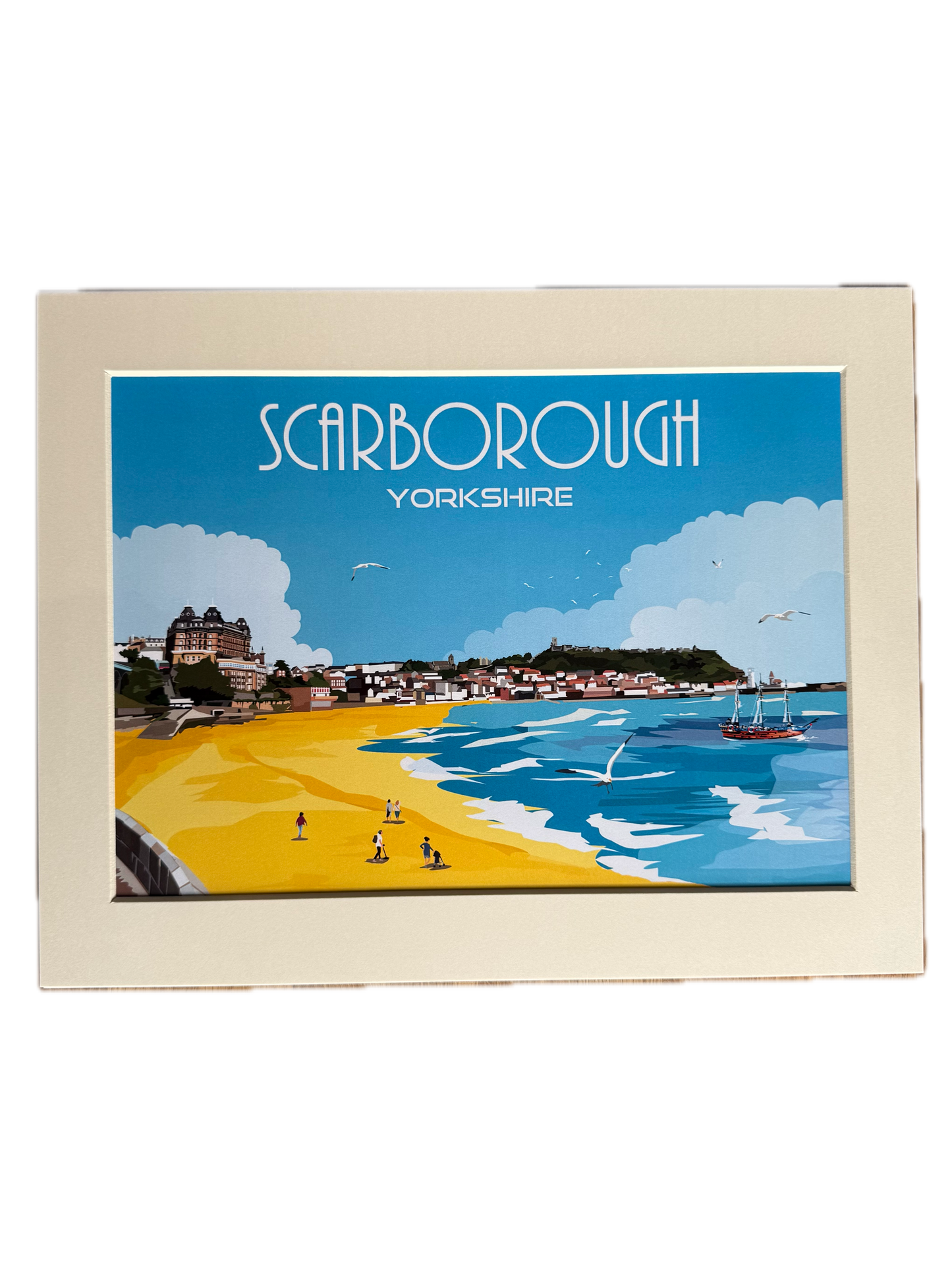 Scarborough Mounted Print