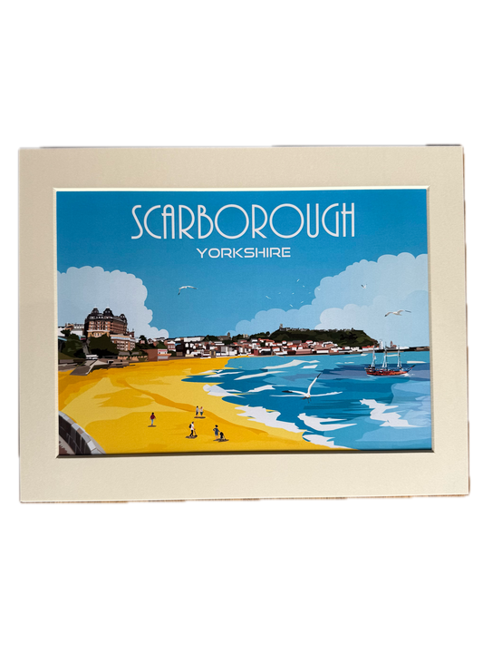 Scarborough Mounted Print
