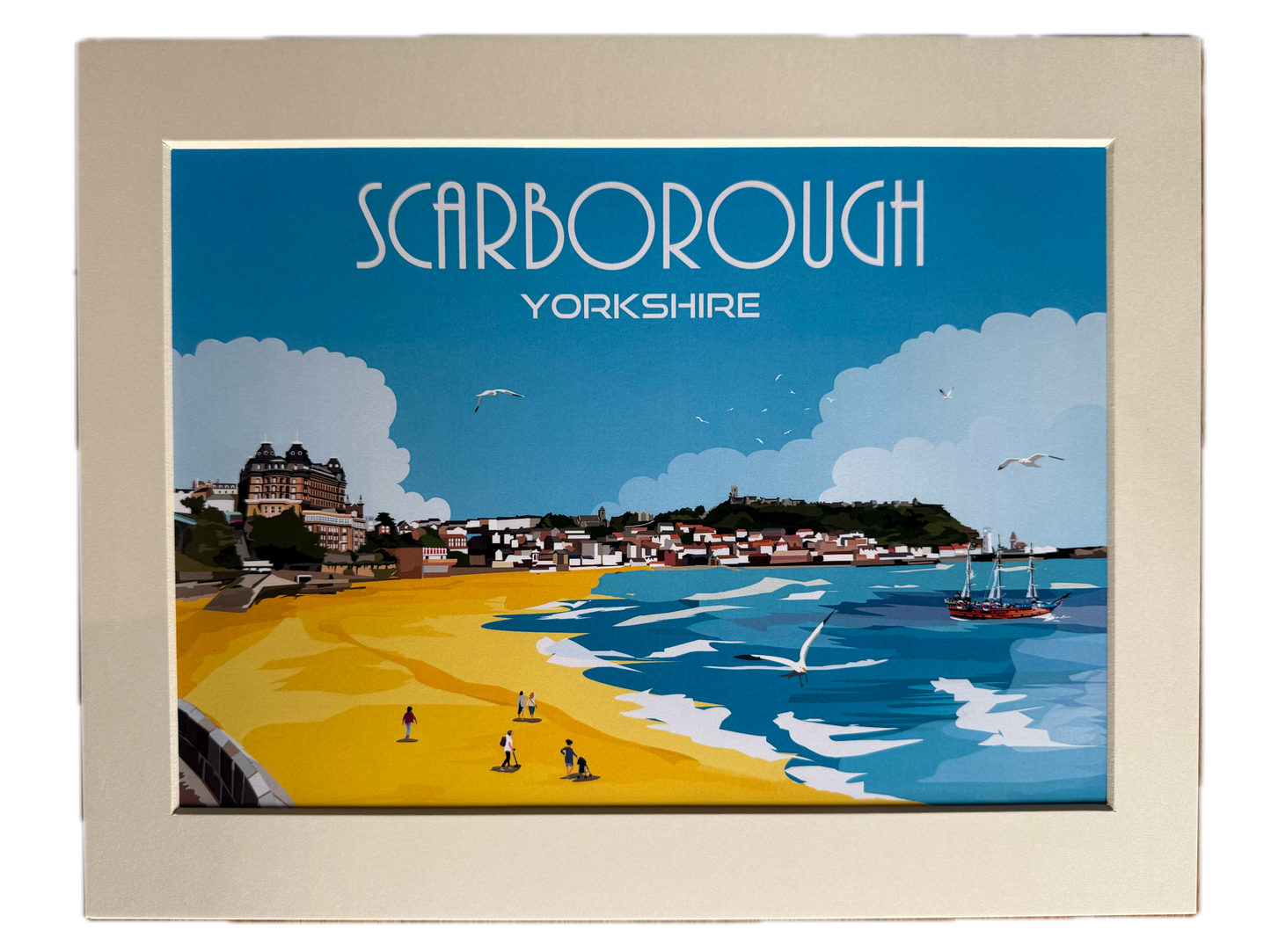 Scarborough Mounted Print