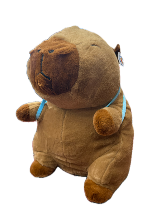 Plush Giant Capybara with Backpack