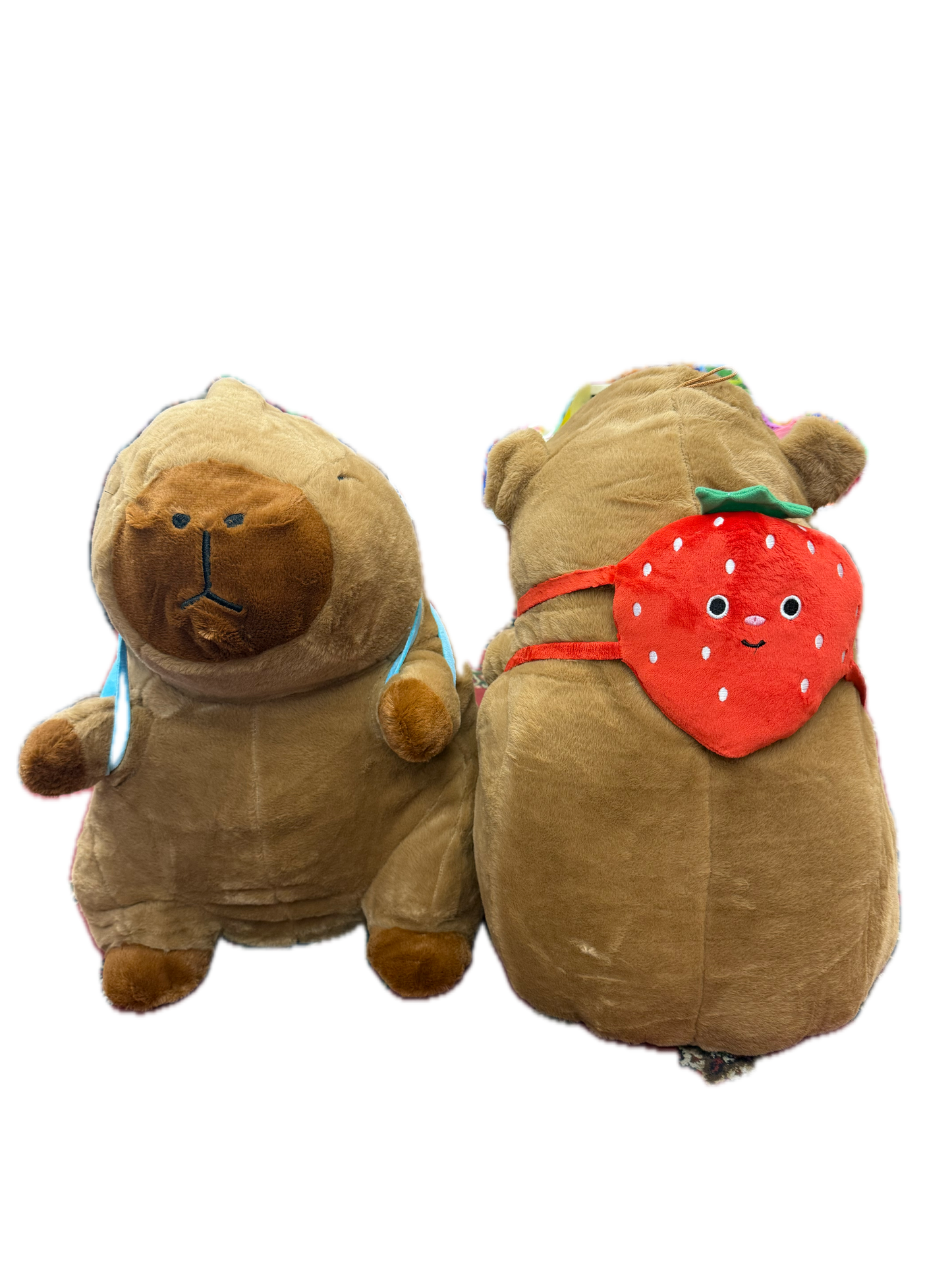 Plush Giant Capybara with Backpack