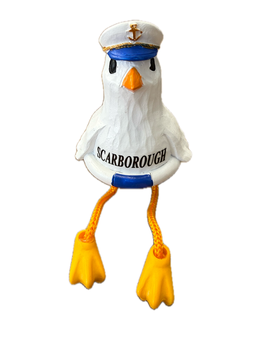 Scarborough Seagull Dangly Leg Ornament