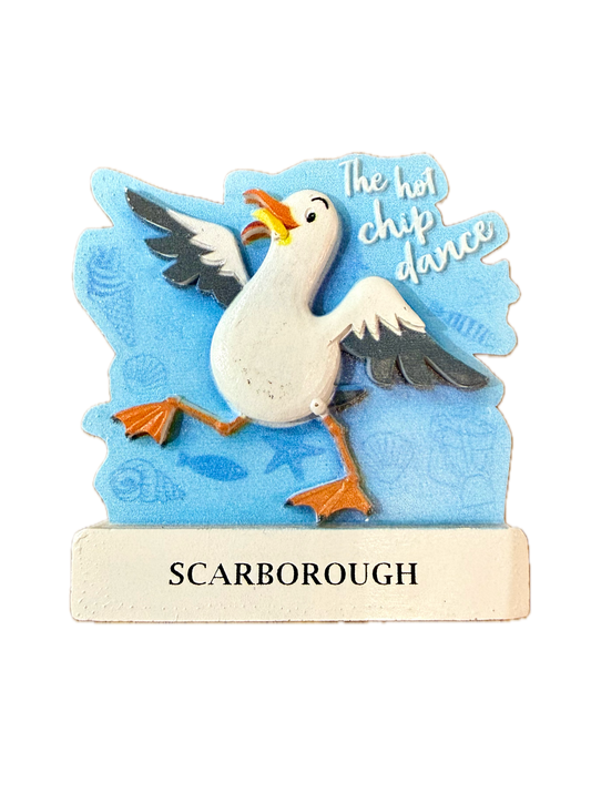 Squawk The Seagull Chips Magnet