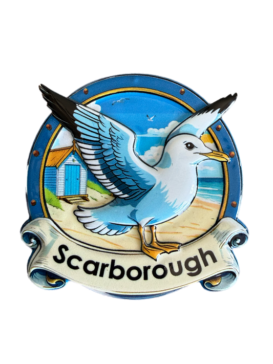 Scarborough Seagull Magnet (Glossy)