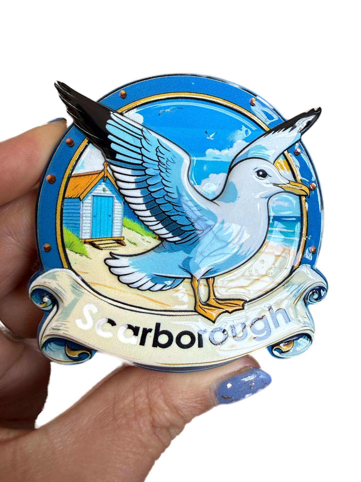 Scarborough Seagull Magnet (Glossy)
