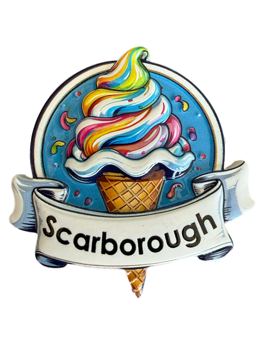 Scarborough Whippy Ice Cream Magnet (Glossy)
