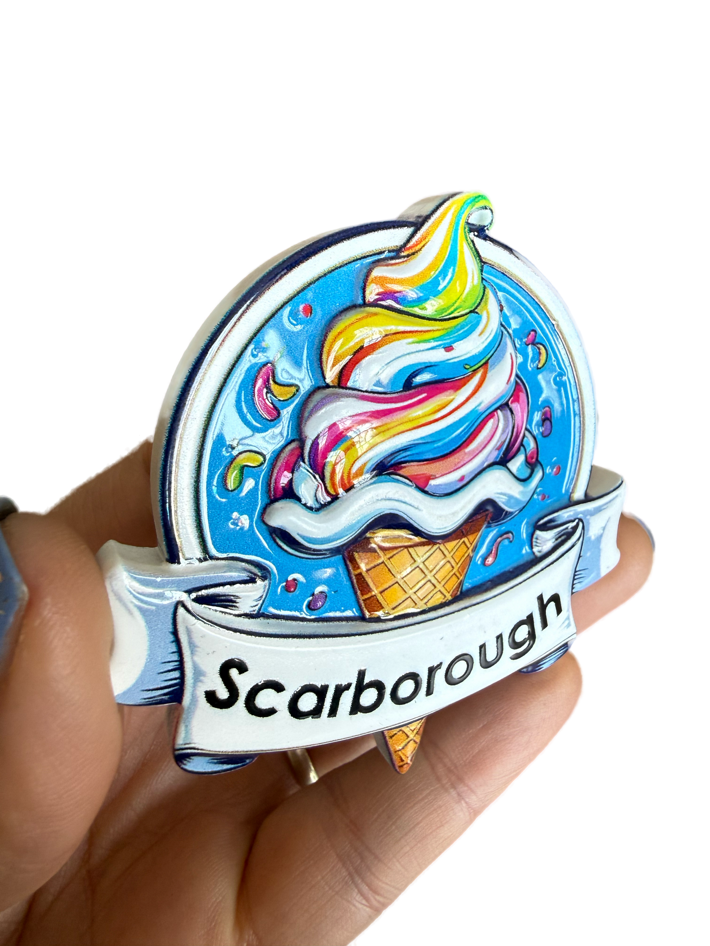 Scarborough Whippy Ice Cream Magnet (Glossy)