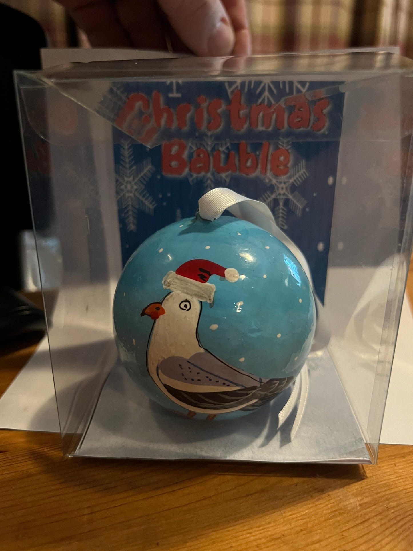 Scarborough Seagull Christmas Bauble