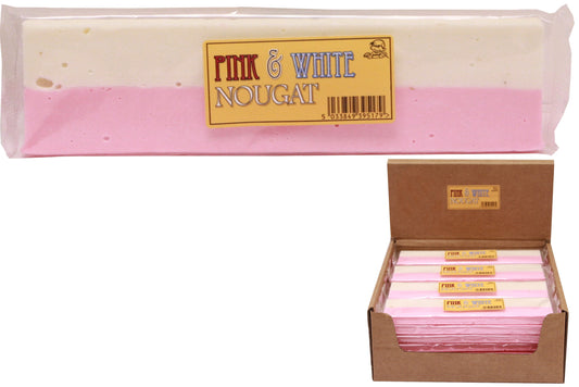 Pink & White Nougat Bar