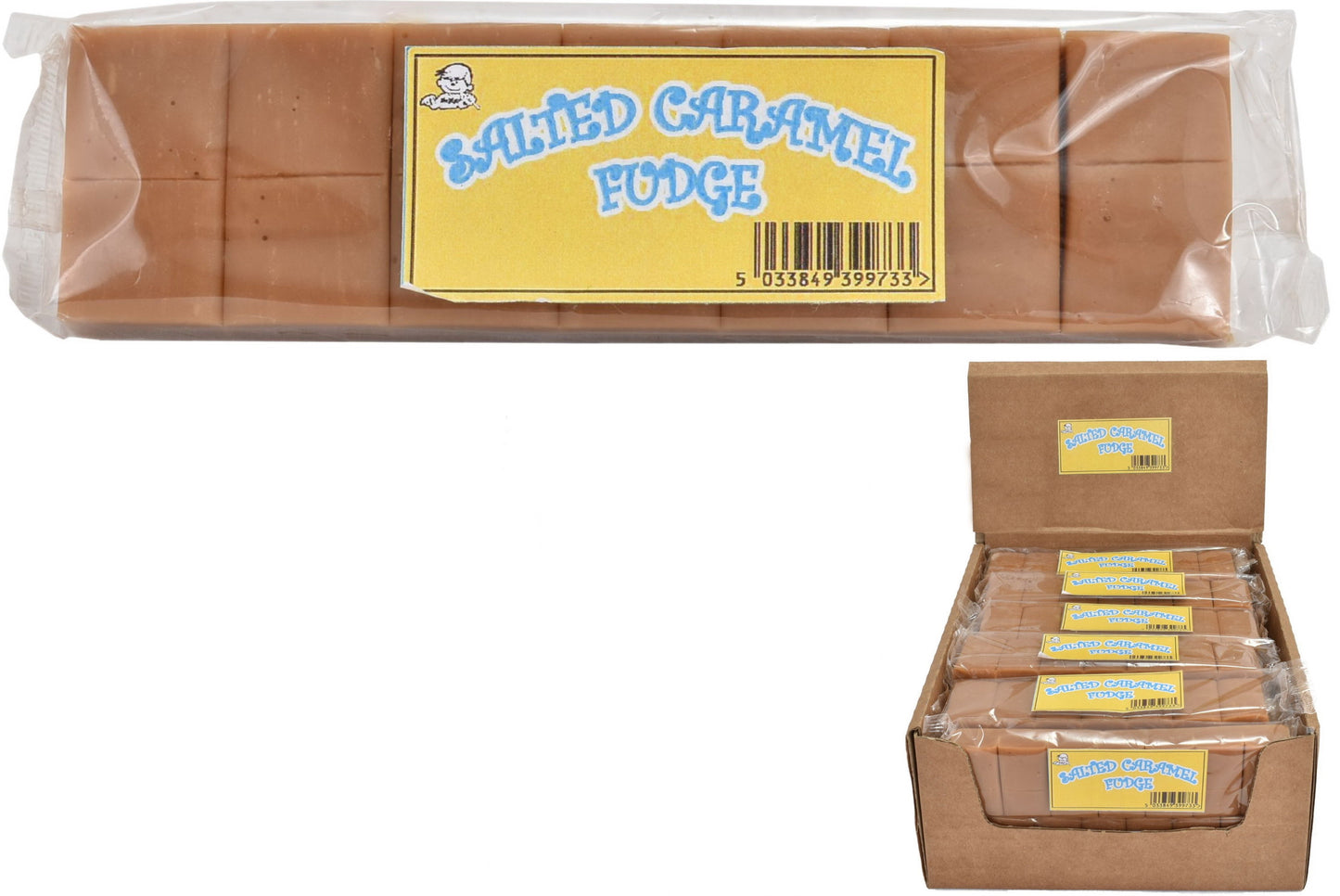 Salted Caramel Fudge Bar