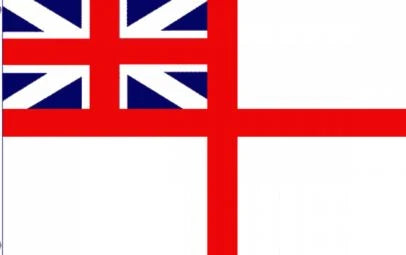 Naval Ensign White Squadron 5’x3′ Flag