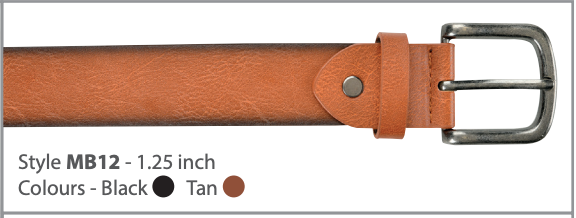 Belt - Leather Tan MB12Tn
