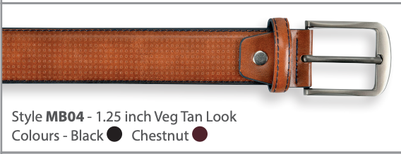 Belt - Leather Chestnut MB04Ch *D