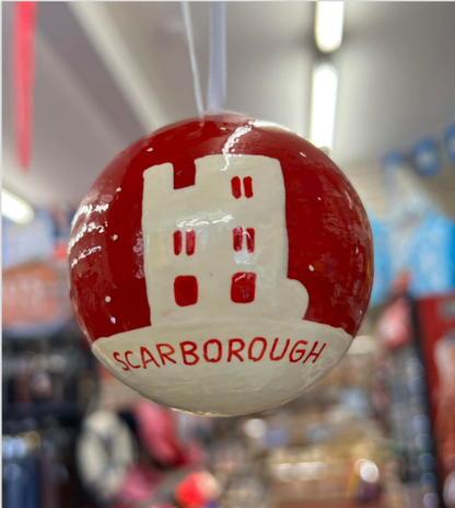 Scarborough Castle Christmas Bauble