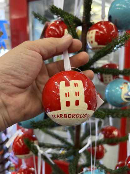 Scarborough Castle Christmas Bauble